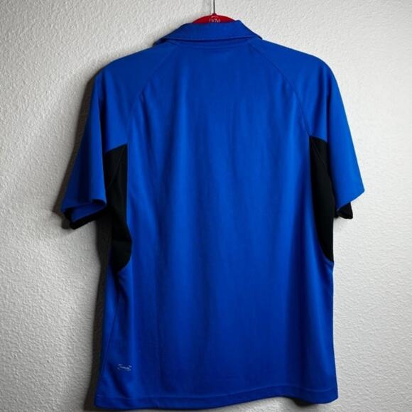 IZOD Men's Golf Polo Stretch Shirt Blue Sz Small - Picture 4 of 4